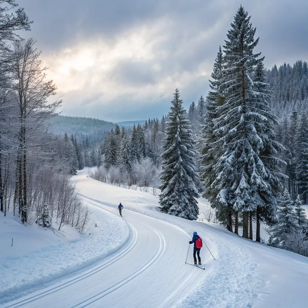 Cross-country skiing course
